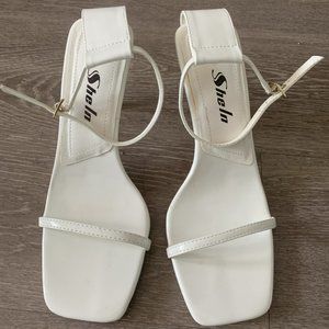 SHEIN Ankle Strap Stiletto Heels